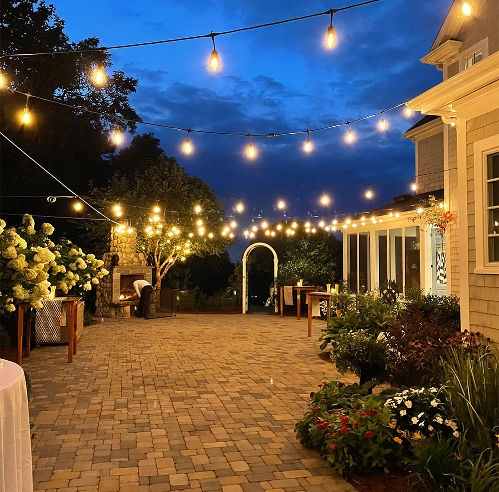 Simply Serving Event - Pretty Patio with Lights